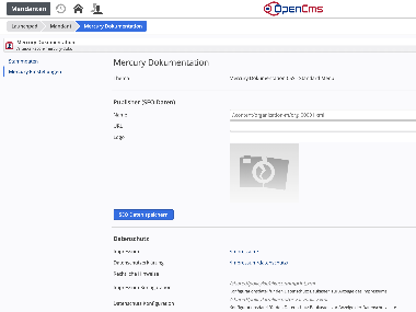 Mandanten App - Mercury Einstellungen